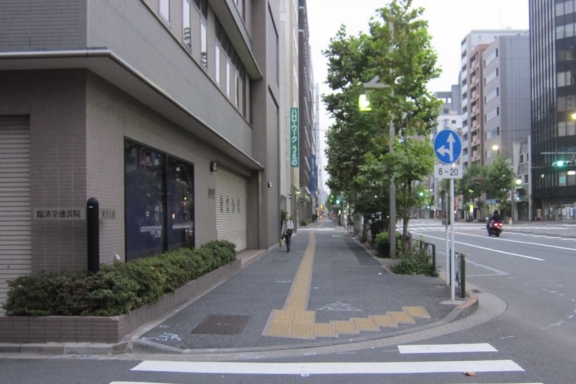 自転車専用道路整備前