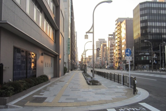 自転車専用道路整備後